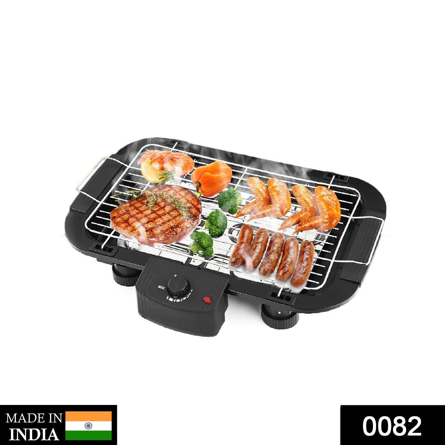 082 Smokeless Electric Indoor Barbecue Grill, 2000w 