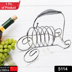 5114 Metal Wedding Party Spring Decor Wine Bottle Rack Standing Holder Copper Tone (stainless Steel) 