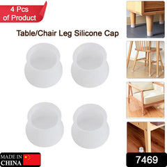 7469 Furniture Feet Pads, Chair Leg Caps Good Flexibility Not Easy to Fall Silicone Pad ( 4pcs Pad ) 