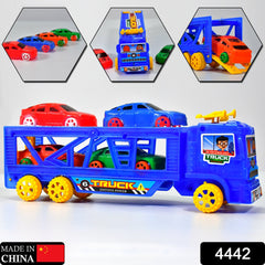 4442 Toy Set Truck with 4 Mini Cars Toy Vehicles for Children 