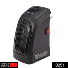 251 Electric Mini Handy Heater Plug-In Wall (400w) Natation