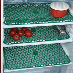 5237 Waterproof PVC Refrigerator Drawer Mats/ Multipurpose Mats/Fridge Mats Set of 6 Pcs 