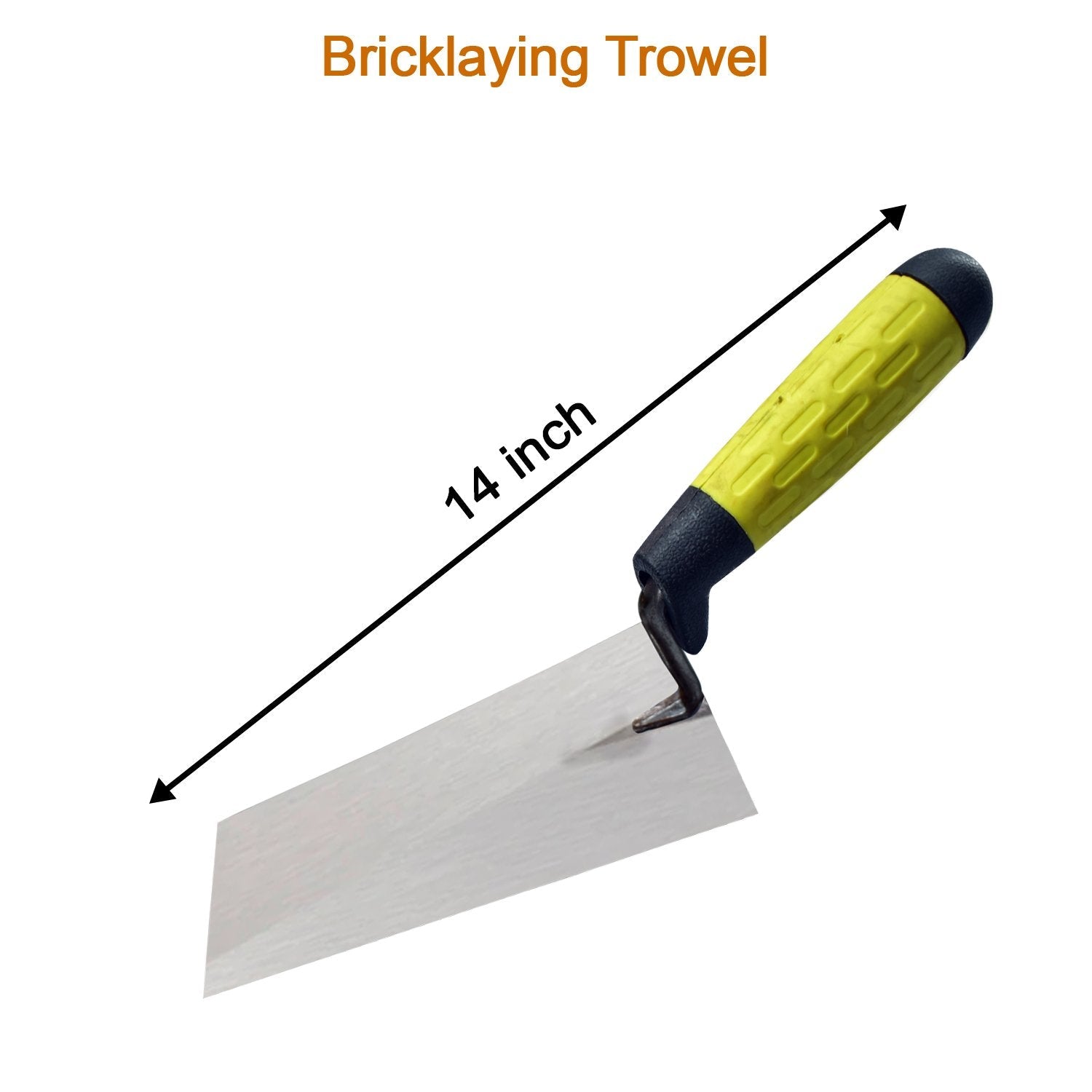 7509 Square Head Professional Render Plastering Trowel, Smooth Trowel 14 Inch 