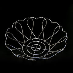 5122 Stainless Steel Fruit Basket (Flower) Fruit Bowl Basket 