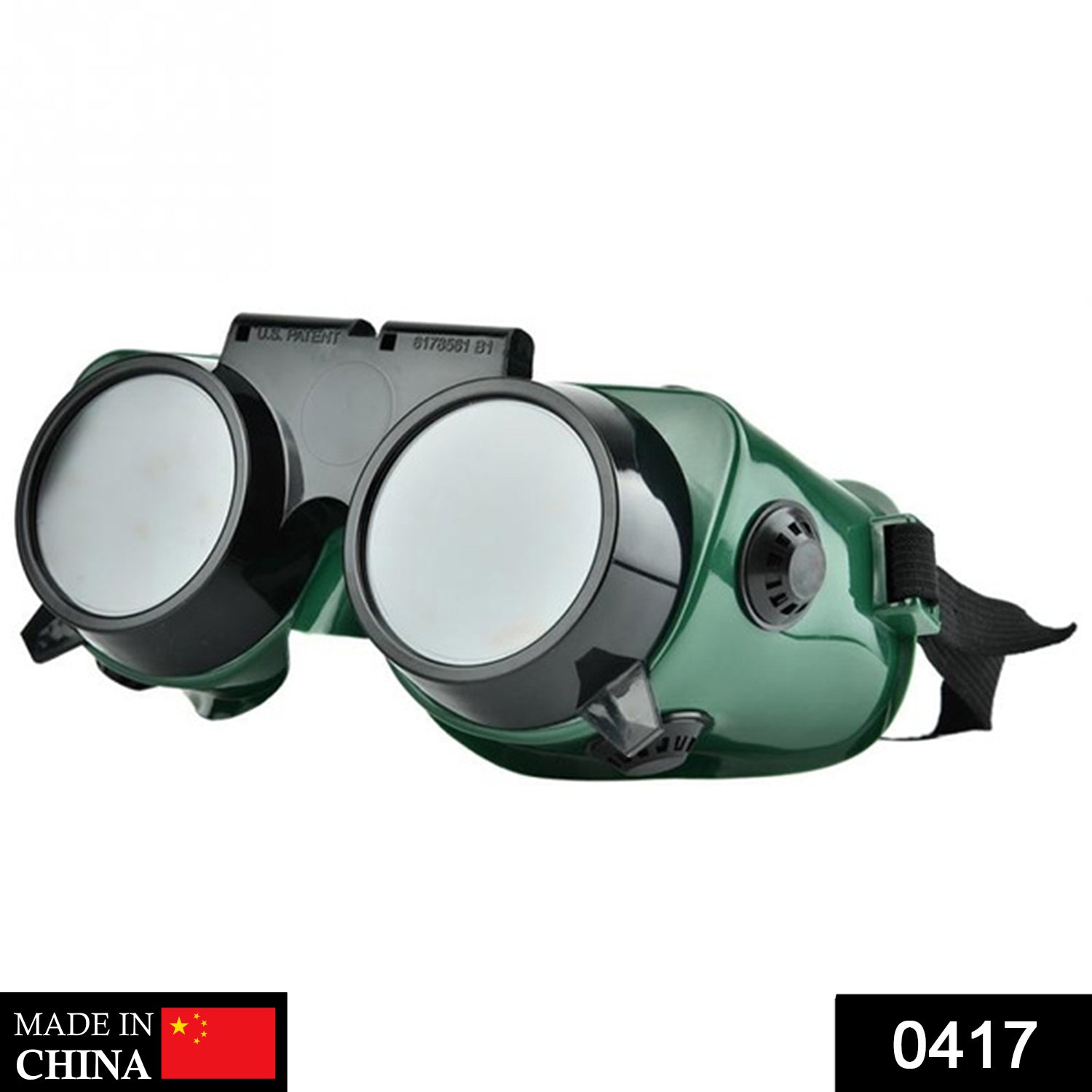 417 Welding Goggles (Dark Green, Large) 