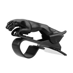 6469 Jaguar Leopard Shape Plastic Phone Clip, Mobile Phone Holder For Car Use 