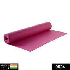 524_Yoga Mat Eco-Friendly For Fitness Exercise Workout Gym with Non-Slip Pad (180x60xcm) Color may very 