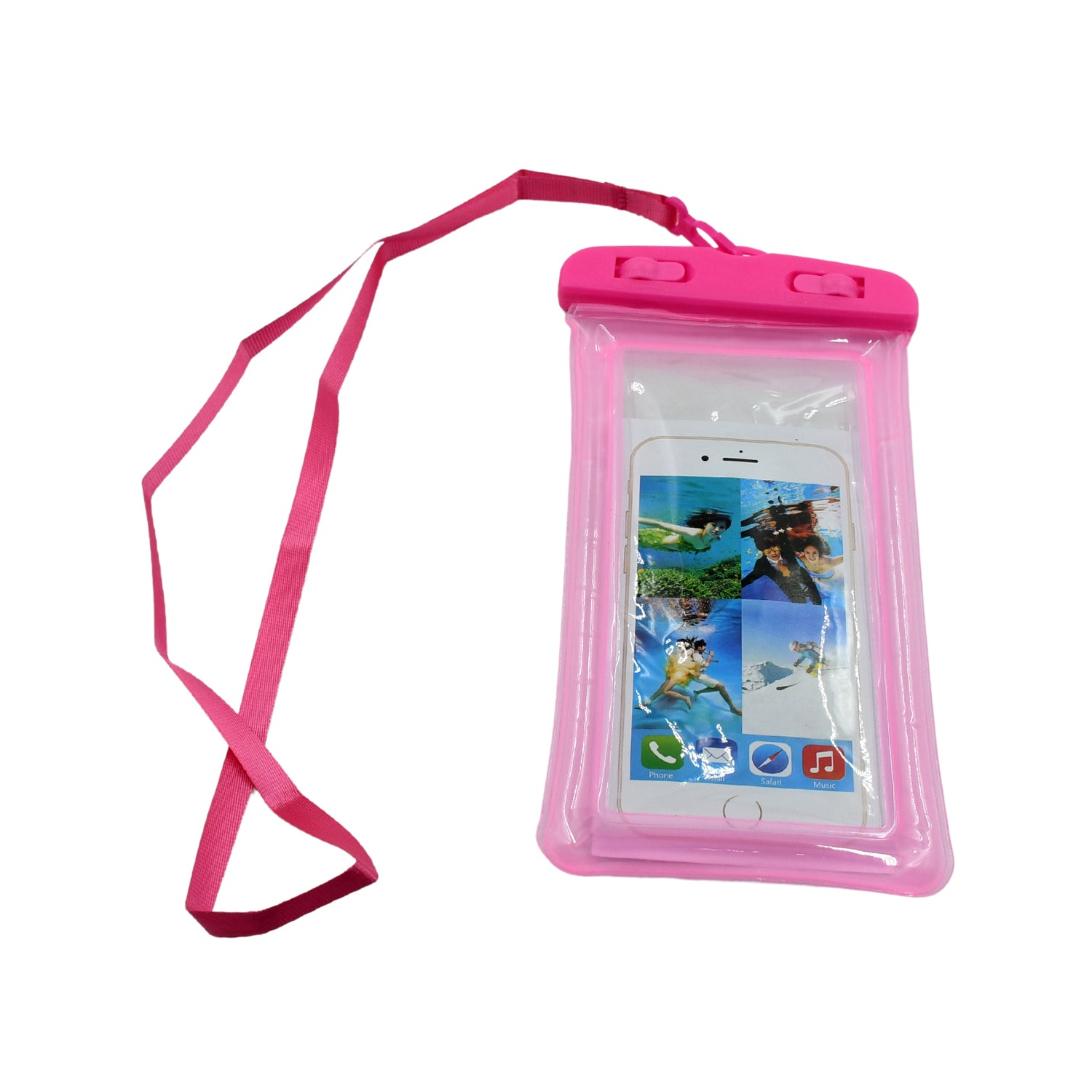 6386 Waterproof Pouch Zip Lock Mobile Cover Under Water Mobile Case For All Type Mobile Phones