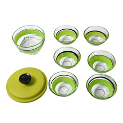 7131 Bowl Set 8pc Crockery Store Glass Bowls Set Serving Dry-Fruits, Sweets, Candy ( 8 pcs )