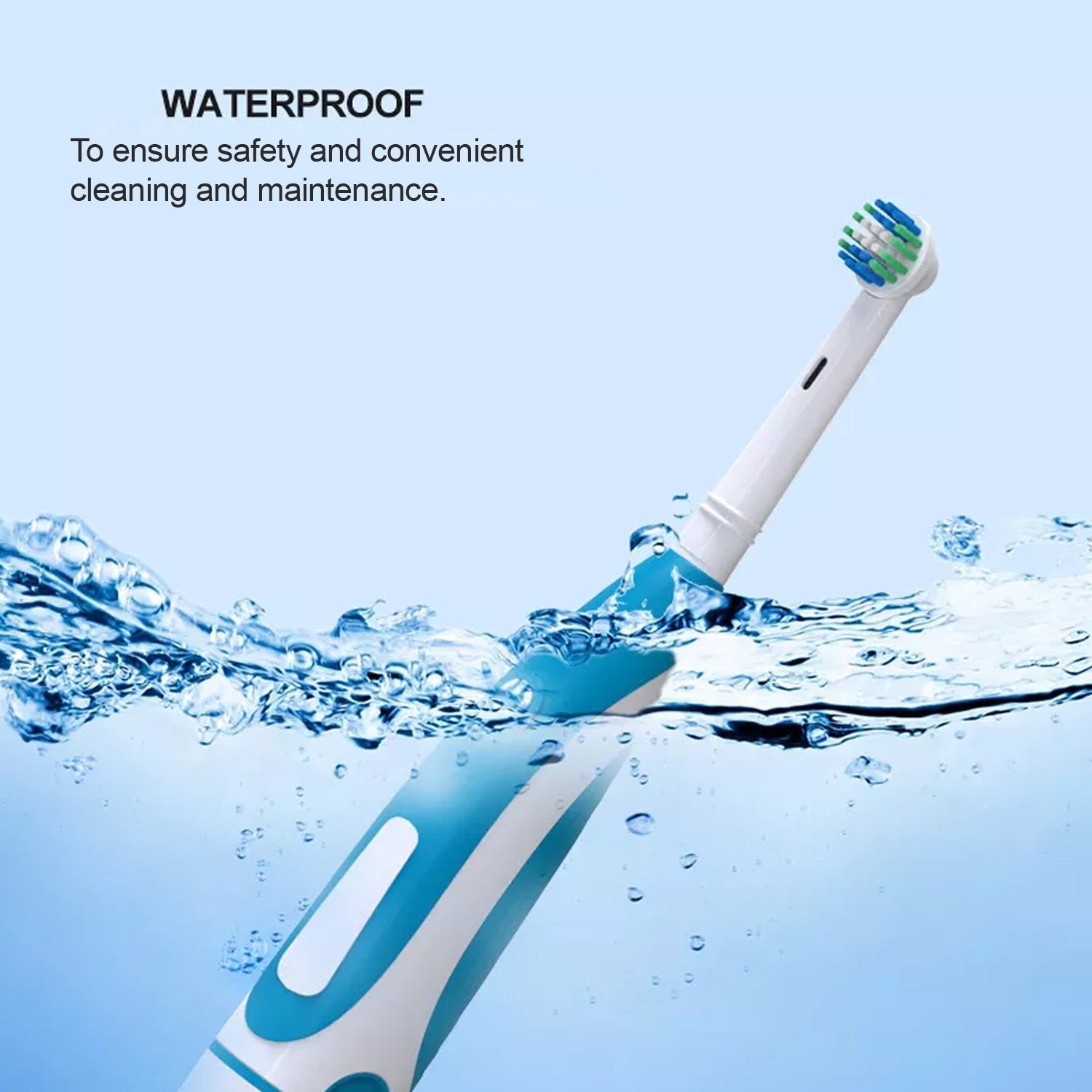 6209B Electric Toothbrush Rechargeable Premium Brush Waterproof Brush For Men , Women & Boys Use Brush 