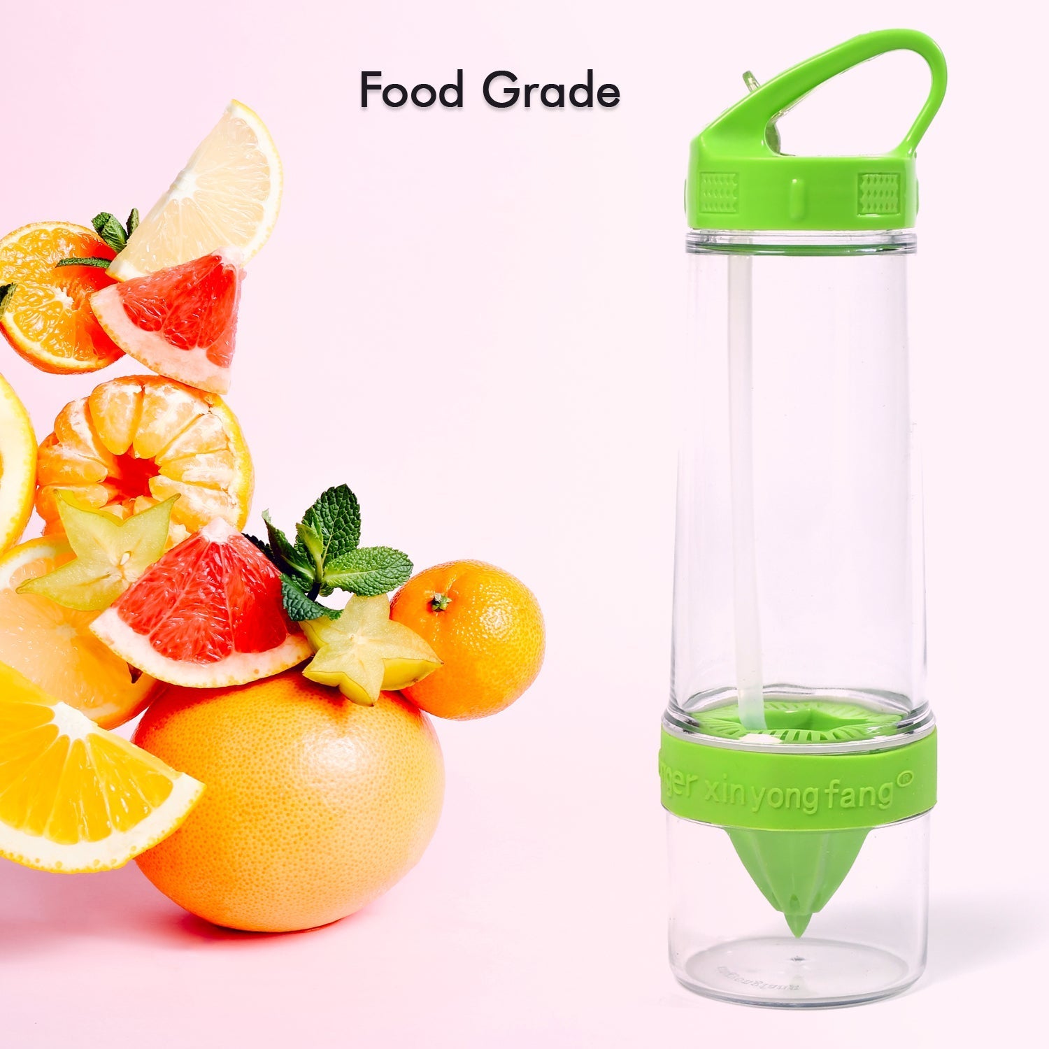 2474 Citrus Zinger Sports Bottle with Juice Maker Infuser Bottle 