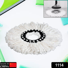 1114  Polyester Mop Head Refill Easy to Replace & Easy To use Premium Refill For All Type Mop Use 