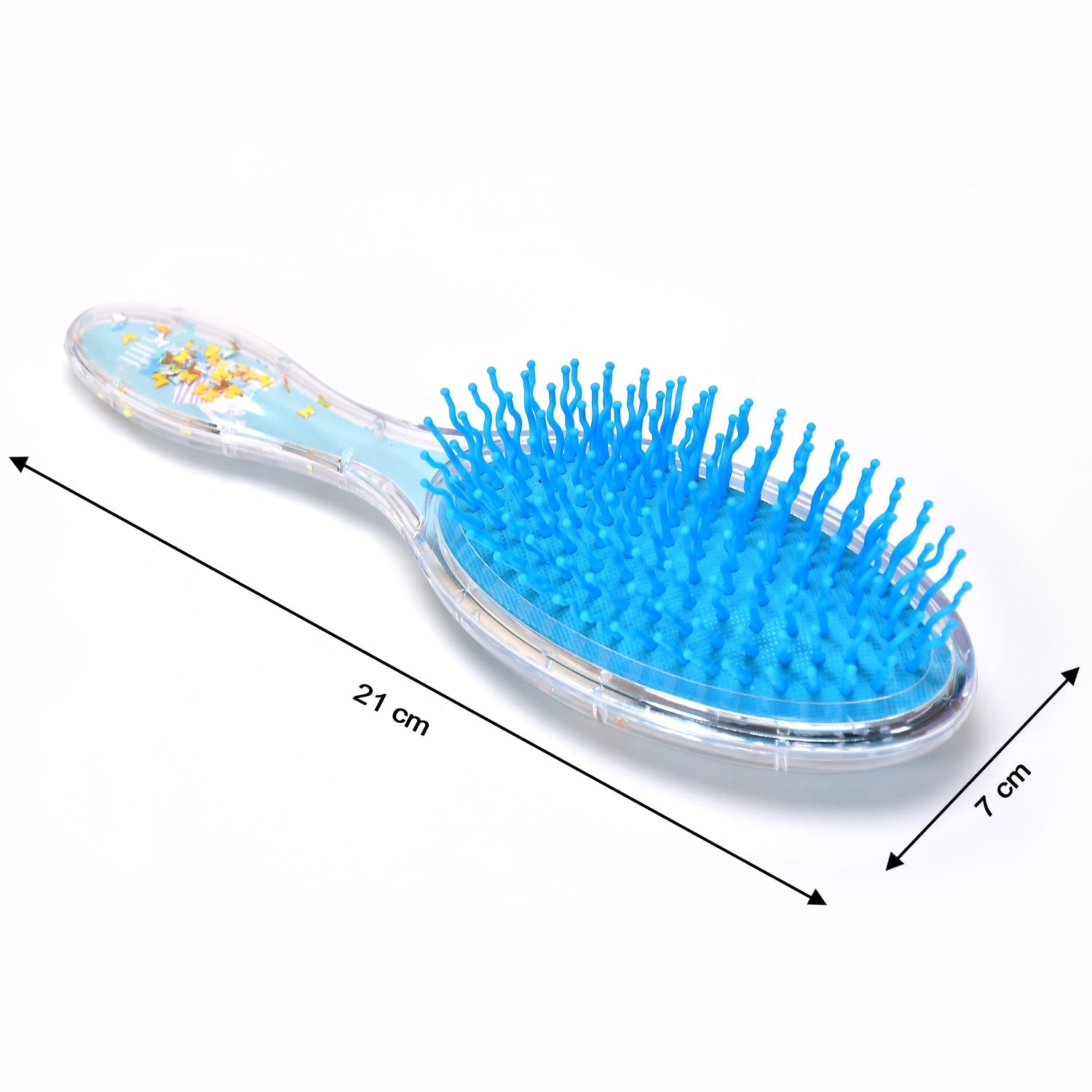 6472 Hair Brush for Kids Detangling Anti-static Soft Massage for Braids Curly Straight Long or Short Wet Or Dry Hair (Multi-Design) 