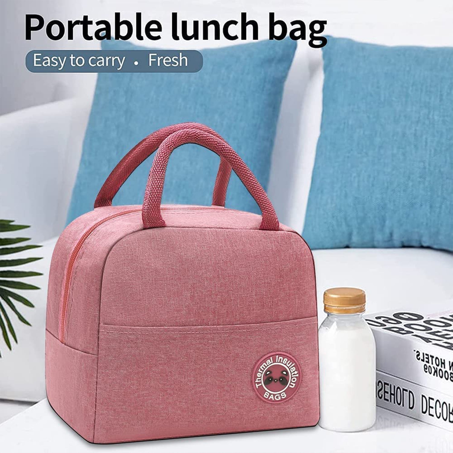 17766 Lunch/Tote Bag for Women, Lunch Bag Women, Lunch Box Lunch Bag for Women Adult Men, Small Leakproof Cute Lunch Boxes for Work Office Picnic or Travel