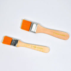 4982 Artistic Flat Painting Brush 2pc for Watercolor & Acrylic Painting. 