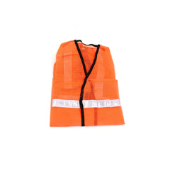 7438 Orange Safety Jacket For Having protection against accidents usually in construction area's. 