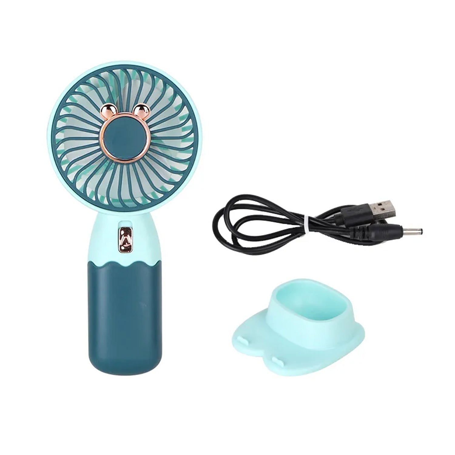 479 Mini Fan Rechargeable Table Fan Handheld Fan USB Fan Desk Fan Cooling Fan For Home , Office , Car, & Multi Use Fan 