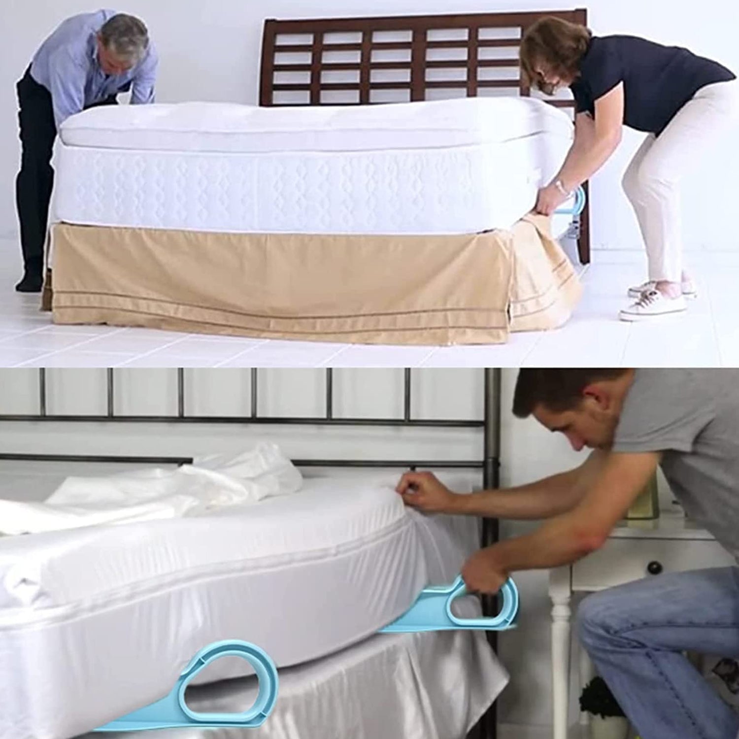 9013 Mattress Lifter Bed Making Aid, Change The Sheets Instantly helping Tool ( 1 pc ) 