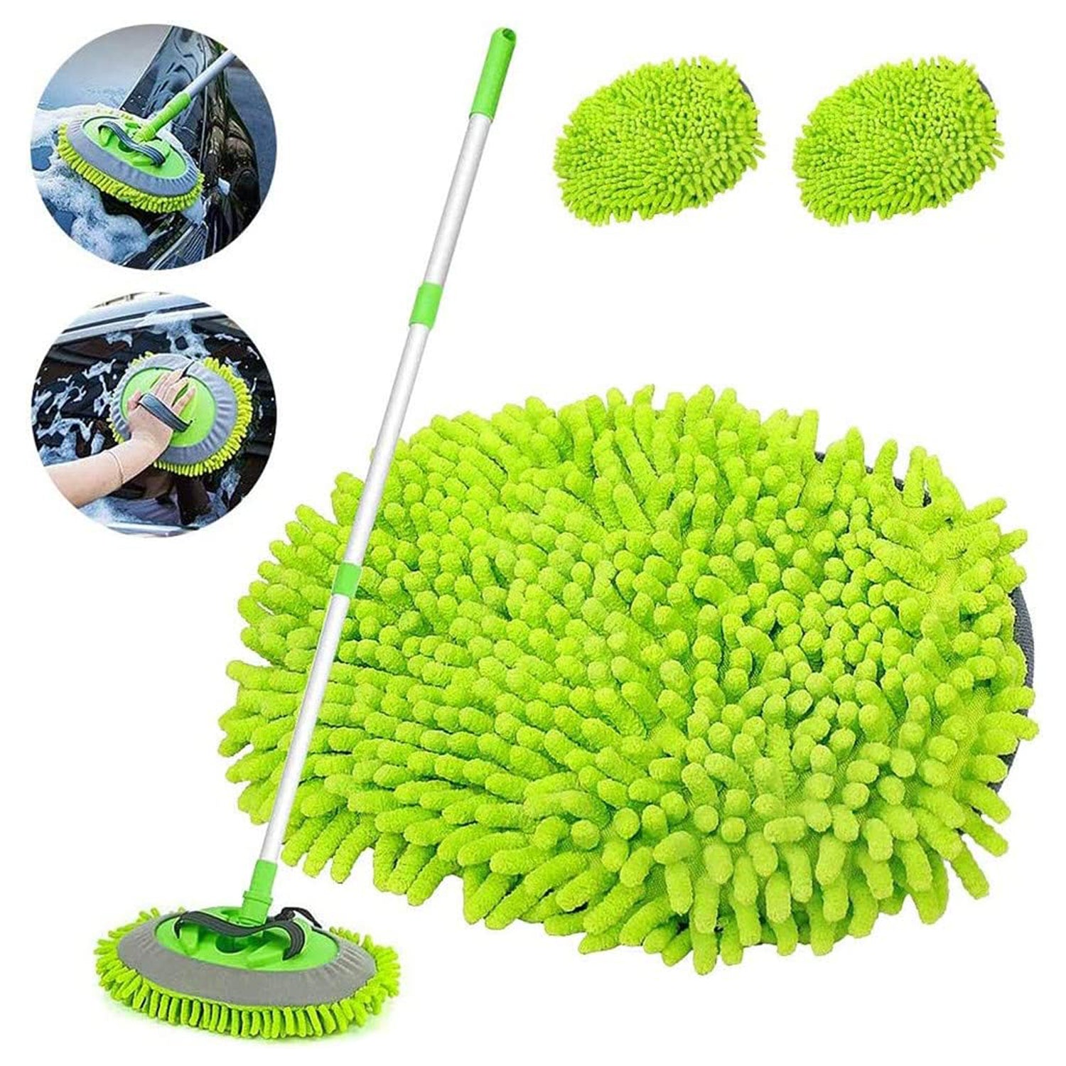 4987 Car Duster Microfiber Flexible Duster Car Wash | Car Cleaning Accessories | Microfiber | brush | Dry/Wet Home, Kitchen, Office Cleaning Brush Extendable Handle 