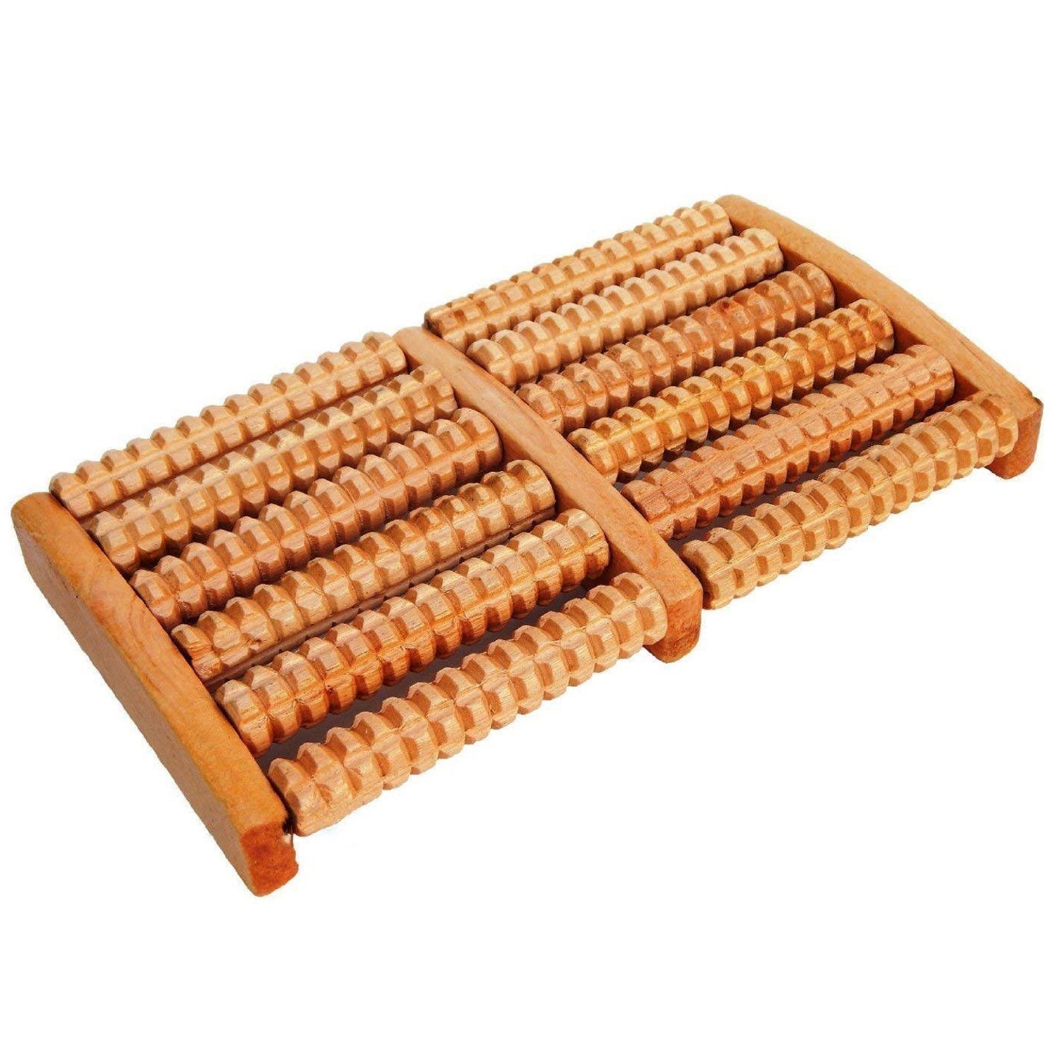 7262 Wooden Foot Massager Roller Reflexology Foot Massager for Increase Blood Circulation and Plantar Fasciitis Relieve Pain 