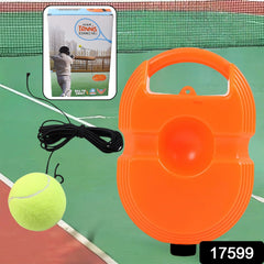 17599 Tennis Trainer Rebound Ball with String, Convenient Tennis Training Gear, Tennis Practice Device Base for Kids Adults