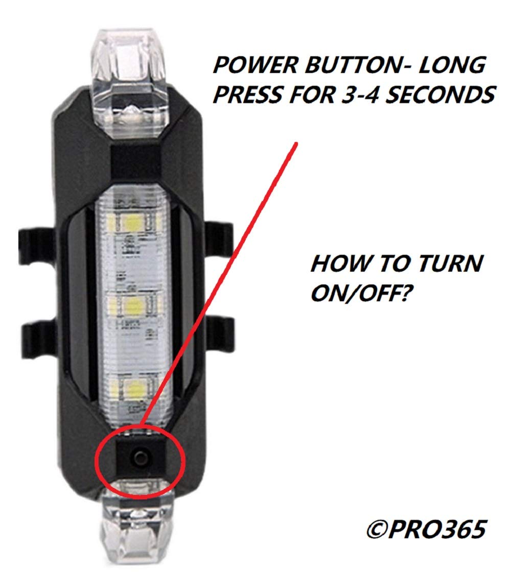 1560 Rechargeable Bicycle Front Waterproof LED Light (White) 