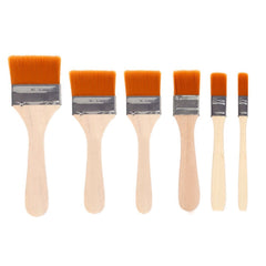 4675 Artistic Flat Painting Brush - Set of 6 