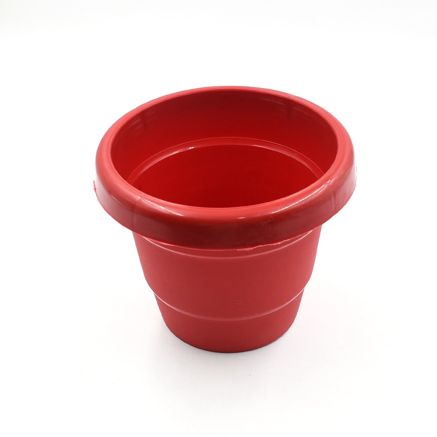 0745 Plastic Heavy Duty Plant Container Pot/Gamla for Indoor Home Decor | Outdoor Balcony Garden 13cm (pack of 1 pc)